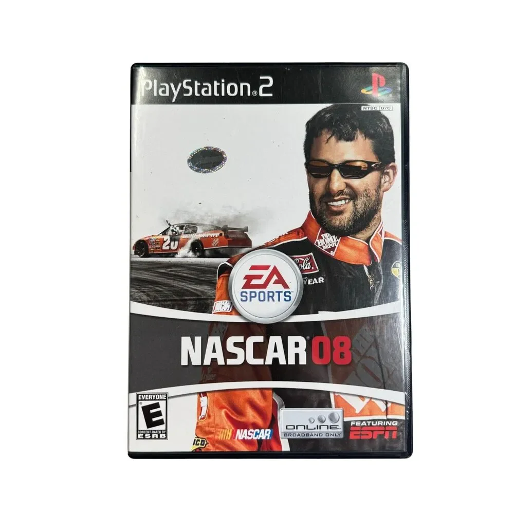 NASCAR 08 (Sony PlayStation 2, 2007) TESTED WORKING Racing Video Game